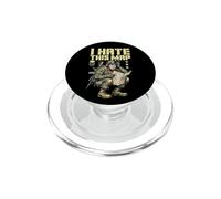 FPS Gamer Funny I Hate This Map Lettore di videogiochi militare PopSockets PopGrip per MagSafe
