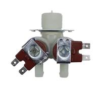 FPS135-270G 0024000126B Elettrovalvola Doppia Di Ingresso Acqua, Compatibile Con Haier, Lavatrice A Tamburo Automatica(Red)