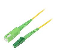 FPSLS03 Cavo patch in fibra ottica OS2 LC/APC,SC/APC 3 metri LSZH giallo Lung...