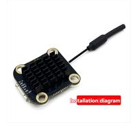 FPV 5.8G 1W VTX 48CH 1000mW Supporta trasmettitore audio video OSD 2-4S