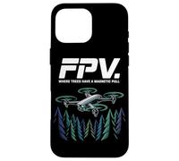FPV dove gli alberi hanno un'attrazione magnetica Custodia per iPhone 16 Pro Max