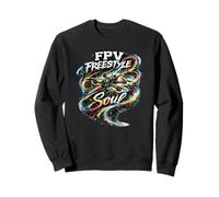 FPV Freestyle Soul Quad Pilot Drone Vintage Art Gift Felpa