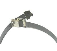 FPV piatto sottile nastro FPC cavo micro USB ad angolo 90gradi maschio a USB standard a femmina per sincronizzazione e ricarica nero 20CM
