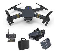 FPV WiFi Drone Foldable Quadcopter Dual Cameras with 3 Modular Batteries App Control One-Key Take-off Landing 360° Flips And Headless Mode (Size : 1080P)(4K)