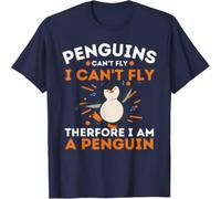 FPVAWKBL Penguins Can't Fly I Can't Fly Therefore I Am A Penguin T-Shirt