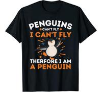 FPVAWKBL Penguins Can't Fly I Can't Fly Therefore I Am A Penguin T-Shirt