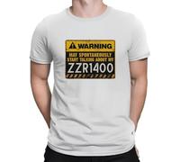FPVAWKBL Warning May Spontaneously Start Talking About My ZZR1400 T-Shirt
