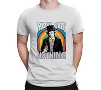 FPVAWKBL Willy Wonka 'You Get Nothing' T-Shirt - A Sweet Slice of Sarcasm White4XL
