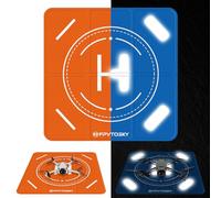FPVtosky Drone Landing Pad pieghevole, 64cm, elicottero ponderato, compatibile con DJI Mini 3 Pro/Mini 2/Mavic 3, Air 2s/Avata/FPV/Phantom/Inspire Drone, accessorio universale per droni