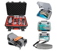 FPVtosky Kit di accessori 5 in 1 per air 3S/Air 3, include custodia rigida, cordino da collo, pellicola protettiva, copertura parasole, supporto elica