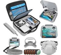FPVtosky Mini 4 Pro Accessories Bundle - Kit 7 in 1, custodia, set di filtri ND, parasole RC2, cordino, copriobiettivo, pellicola protettiva, supporto elica per DJI Mini 4