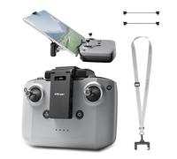 FPVtosky Supporto per tablet senza smontaggio per DJI Lito 1/ X1/ Mini 5/4/3 Pro/Mini 4K/2 SE/Neo/Air 3 / Flip, supporto pieghevole per iPad da 18-30 cm, include laccetto e 2 cavi per DJI RC-N1/N2/N3