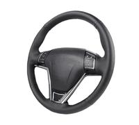 FPWPDGDZK Custodia protettiva per volante per Dodge For Challenger SRT per caricabatterie 2011-2015, coprivolante da cucito a mano (linea grigia)