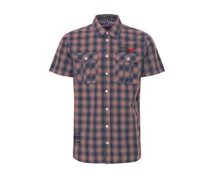 FQ1924 Camicia 'Samir' blu / arancione / rosso Uomo FQ1924 L