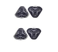 Fqazvjngb Ricambi di Ricambio for Testine di Rasoio, Compatibili con Philips, S3000 S3101 S3103 S3203 S3205 S3102 Accessori for Rasoi(2pcs)