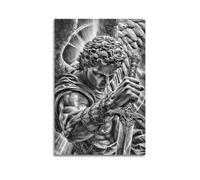 FQCYN Poster religioso Arcangelo Michele Christian Justice Warrior, 50 x 75 cm