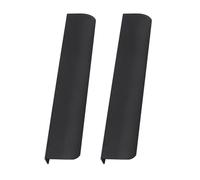 FQFLXY6589 2 Pezzi Maniglie Nascoste per Mobili,Maniglia per Porte Armadio Invisibili,Risparmio di spazio Pomello per Cassetti,Scarpiere,Comodini Tiretti a Scomparsa in Lega di Alluminio (120mm,Nero)