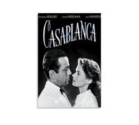FQHTCUXPC Casablanca - Poster su tela con pittura ad olio, da appendere, per casa, bar, decorazione artistica da parete per interni, senza cornice, stile 40 x 60 cm