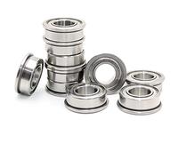 FQJYXWEWL 10 PZ F686ZZ P5 6x13x5 Cuscinetti a Sfere a Gola Profonda flangiati a Fila Singola con Doppia schermatura