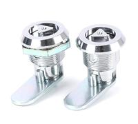 FQJYXWEWL 3Pcs-No Key Zinc Alloy Triangular Cylinder Cam Lock Box Cabinet Tongue Locks