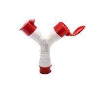 FQJYXWEWL Presa Industriale Uno-a-Due 5X16A Spina e Presa aeronautiche bidirezionali Impermeabile IP44 1015-2