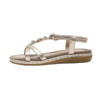 FQLGJMY Donna estate confortevole caviglia cinturino elastico sandali con dettaglio fiore di cristallo comfort footbed stile bohemian colorato spiaggia piatta scarpe per abiti vacanza aperto piede