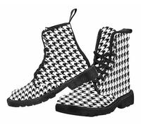 FQLGJMY Le mie donne Ankle Boots gradiente Leopard stampa fiore di farfalla stella stellata Sky colour Combat Booties Platform light Leather Travel Party Halloween Christmas