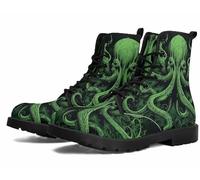 FQLGJMY Le mie donne Ankle Boots gradiente Leopard stampa fiore di farfalla stella stellata Sky colour Combat Booties Platform light Leather Travel Party Halloween Christmas