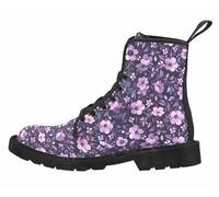 FQLGJMY Le mie donne Ankle Boots gradiente Leopard stampa fiore di farfalla stella stellata Sky colour Combat Booties Platform light Leather Travel Party Halloween Christmas