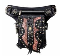 FQLGJMY Leather Waist Spalla Bag Fanny Pack Owl Teschio Di Goth Industriale Medioevale Costume Palla Halloween Viaggio Casuale
