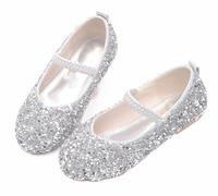 FQLGJMY Ragazze Mary Jane Veste Scarpe La Principessa Ballerina Piatto Glitter Rhinestone Pearl Bowknot Caviglia Party Scolastico Christmas Halloween Wedding Cosplay Bambini
