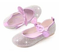 FQLGJMY Ragazze Mary Jane Veste Scarpe La Principessa Ballerina Piatto Glitter Rhinestone Pearl Bowknot Caviglia Party Scolastico Christmas Halloween Wedding Cosplay Bambini
