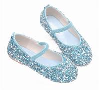 FQLGJMY Ragazze Mary Jane Veste Scarpe La Principessa Ballerina Piatto Glitter Rhinestone Pearl Bowknot Caviglia Party Scolastico Christmas Halloween Wedding Cosplay Bambini