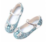 FQLGJMY Ragazze Mary Jane Veste Scarpe La Principessa Ballerina Piatto Glitter Rhinestone Pearl Bowknot Caviglia Party Scolastico Christmas Halloween Wedding Cosplay Bambini