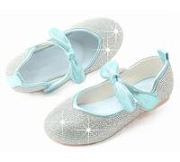 FQLGJMY Ragazze Mary Jane Veste Scarpe La Principessa Ballerina Piatto Glitter Rhinestone Pearl Bowknot Caviglia Party Scolastico Christmas Halloween Wedding Cosplay Bambini
