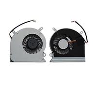fqparts-cd Replacement Laptop CPU Raffreddare Fan per for MSI GE60 0ND-092 2OD-236 2PC-865 2PF-459 667 2PL-403 404 405 2QD-1076 894 2QE-1073 893 2QL-1047 Nero
