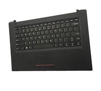 fqparts-cd Replacement Tastiera del Computer Portatile & C Conchiglia Shell & Touchpad per for Lenovo V110-14 V110-14AST V110-14IAP V110-14ISK V110S-14 Nero Versione Americana con retroilluminazione