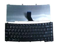 fqparts-cd Replacement Tastiera del Computer Portatile per for Acer per Ferrari 3000 3200 3400 Nero Versione Americana