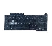 fqparts-cd Replacement Tastiera del Computer Portatile per for ASUS for ROG Strix G15 G513IH G513IR G513QC G513QE G513QM G513QR G513QY Colour Nero Layout Inglese Americano Year 2021