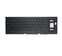 fqparts-cd Replacement Tastiera del Computer Portatile per for ASUS for ROG Zephyrus GX501GI GX501VI GX501VIK GX501VSK Colour Nero Layout Inglese Americano