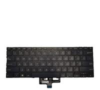 fqparts-cd Replacement Tastiera del Computer Portatile per for ASUS for ZenBook 14 UX433FA UX433FAC UX433FLC UX433FN Nero Versione Americana