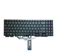 fqparts-cd Replacement Tastiera del Computer Portatile per for ASUS for ZenBook Flip 15 UX564EH UX564EI Nero Versione Americana