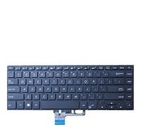 fqparts-cd Replacement Tastiera del Computer Portatile per for ASUS for ZenBook PRO Duo UX581GV Nero Versione Americana