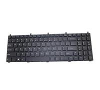 fqparts-cd Replacement Tastiera del Computer Portatile per for CLEVO M9800 M980NU Nero Versione Americana MP-08J43U4-4307W