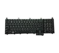 fqparts-cd Replacement Tastiera del Computer Portatile per for dell for Alienware M17x M17x R6 Versione Americana Nero