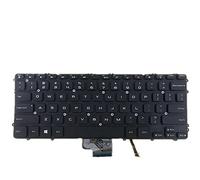 fqparts-cd Replacement Tastiera del Computer Portatile per For Dell For Precision M3800 Versione Americana Nero with Backlight