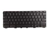 fqparts-cd Replacement Tastiera del Computer Portatile per for Lenovo Chromebook C330 Nero Versione Americana