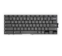 fqparts-cd Replacement Tastiera del Computer Portatile per for Lenovo Chromebook S345-14AST Nero Versione Americana