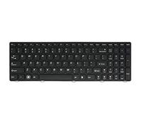 fqparts-cd Replacement Tastiera del Computer Portatile per for Lenovo Ideapad Essential G570 Nero Versione Americana