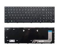 fqparts-cd Replacement Tastiera del Computer Portatile per for Lenovo per IDEAPAD 110-17ACL 110-17IKB 110-17ISK Nero con Cornice Nera Senza retroilluminazione Versione Americana